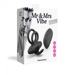 Ерекційне кільце Love To Love Mr Mrs Vibe 3.5 см чорний - мініатюра 9