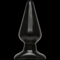 Анальна пробка Doc Johnson Smooth Classic LargeBlack, макс. діаметр 5,7 см