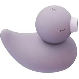 Вакуумний вібратор-качечка CuteVibe Ducky Grey - мініатюра 3
