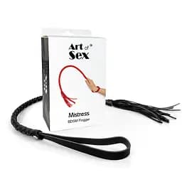 Батіг з екошкіри Art of Sex - Mistress, чорний Art of Sex SO9638 97814 - мініатюра 2