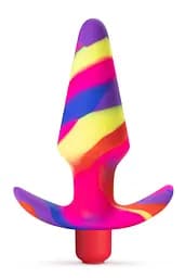 Анальна пробка Avant Free Spirit 12.5 см (райдужний)