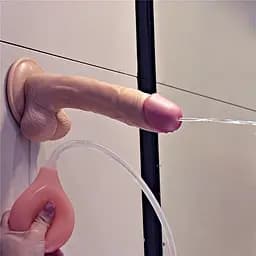 Фалоімітатор - Squirt Extreme Dildo 9" Flesh - мініатюра 2