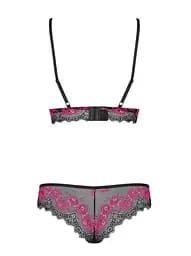 Комплект білизни Obsessive Tulia L/XL чорний - мініатюра 6