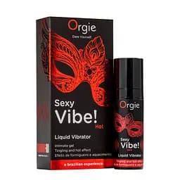 Жидкий вибратор Sexy Vibe, 15 мл вибрация + согревающий эффект Orgie (Бразилия-Португалия)