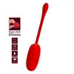 Віброяйце PRETTY LOVE Kirk Red 12 function vibrations PRETTY LOVE BI-014654-2 98610 - мініатюра 4