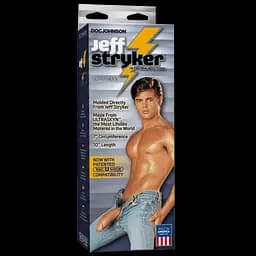Фалоімітатор Doc Johnson Jeff Stryker White 24 см тілесний - мініатюра 2