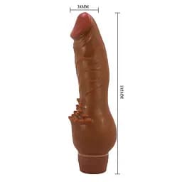 Вібратор Barbara Clark Vibrator 7,6" Brown - мініатюра 2