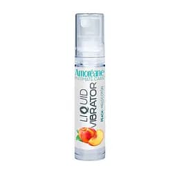 Рідкий вібратор Amoreane Peach 10 мл - мініатюра 1