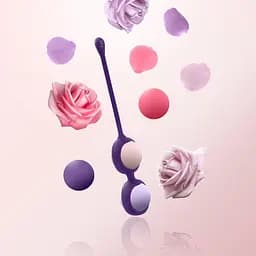 Кульки гейші Rianne S Pussy Playballs, 4 шт., кораловий - мініатюра 3