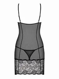 Комплект білизни Obsessive Alluria S/M (чорний) - мініатюра 6