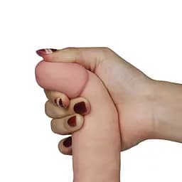 Реалістичний вібратор The Ultra Soft Dude тілесний - мініатюра 2