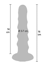 Фалоімітатор ToyJoy Ribbed Dong 6 Inch 16 см (рожевий) - мініатюра 8