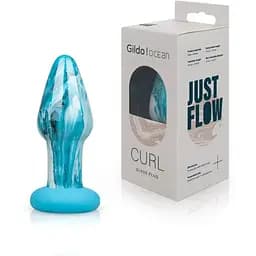 Скляна анальна пробка Gildo Ocean Curl - мініатюра 8