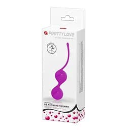 Вагінальні кульки Pretty Love Kegel Tighten Up I, 16.3 см, фіолетовий - мініатюра 6