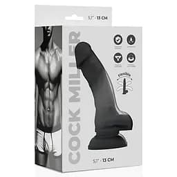 Фалоімітатор на присосці BLACK, 13 см Cock Miller - мініатюра 7