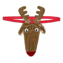 Чоловічі стрінги "Лісовий олень" L Коричневий K000024