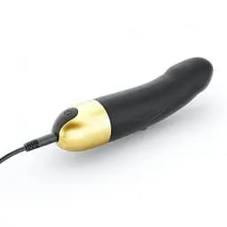 Вібратор Dorcel Real Vibration S Gold 2.0 діам 3.7 см перезаряджається для точки G - мініатюра 2