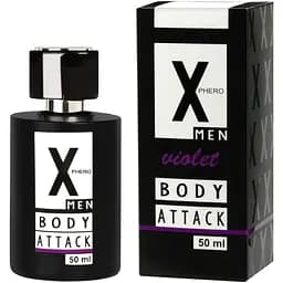 Духи з феромонами для чоловіків Aurora X Phero Men Violet Body Attack, 50 ml