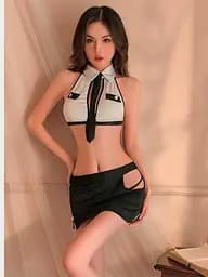 Еротичний рольовий костюм Поліцейської One Size (XS-S) сексуальний костюм для рольових ігор - мініатюра 3