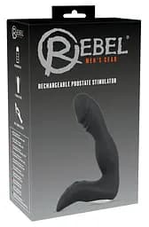 Масажер простати Rebel Rechargeable Prostate Stimulator, 12.7 см чорний - мініатюра 10