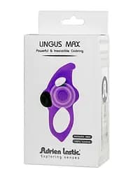 Ерекційне віброкільце Adrien Lastic Lingus Max 9.5 см фіолетовий - мініатюра 5