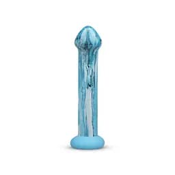 Скляний дилдо Gildo - Ocean Ripple Glass Dildo - мініатюра 3