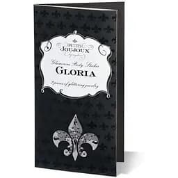 Пестіс з кристалів Petits Joujoux Gloria set of 2 - Black/Purple, прикраса на груди - мініатюра 2