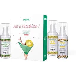 Набор разогревательных массажных масел Exsens Lets Celebrate (3х30 мл)