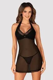 Комплект Obsessive Medilla chemise (Чорний, M/L) Obsessive 100440 96933