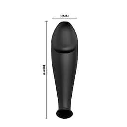 Анальна пробка з вібрацією Pretty Love Vibrating Butt Plug Black Baile BI-040040 24298 - мініатюра 8