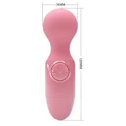Вібромасажер PRETTY LOVE Mini stick Pink, Little Cute Vibration PRETTY LOVE BI-014998 98577 - мініатюра 7