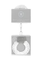 Наручники Beginners Handcuffs Furry - White Ouch! 36-OU002WHT 101706 - мініатюра 4