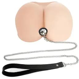 Силіконова анальна пробка Art of Sex Silicone Anal Plug with Leash size L - мініатюра 4