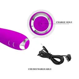 Стимулятор G-точки з електростимуляцією - Pretty Love Hector Purple Baile BI-014765 91005 - мініатюра 3