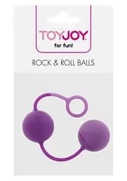 Вагінальні кульки Toy Joy RockRoll, 17 см, пурпурний - мініатюра 3