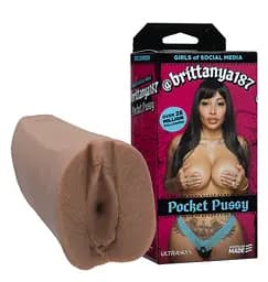 Мастурбатор вагина Doc Johnson - Girls of Social Media - @brittanya187 Pocket Pussy ULTRASKYN Doc Johnson SO4024 90509