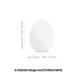 Набір мастурбаторів-яєць Tenga Egg Wonder Pack 6 яєць - мініатюра 2