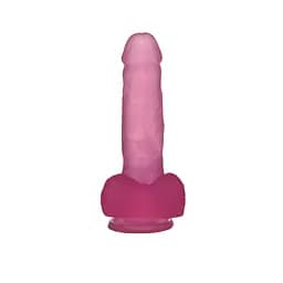 Фалоімітатор Lovetoy Jelly Studs Crystal 17.5 см фіолетовий - мініатюра 2