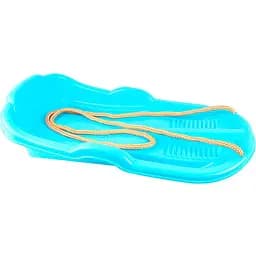 Санки ТехноК Ледянка со шнурком 6481 голубые (1515436138)