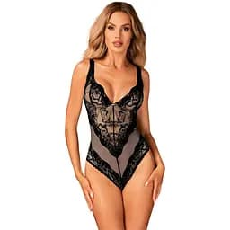 Боді Obsessive Olvidia XS/S чорний