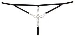 Сексуальні стрінги Cottelli Collection String Seestern M/L чорний - мініатюра 5