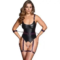 Боді Cottelli Bondage XL (чорний)