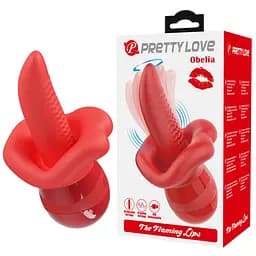 Кліторальний вібростимулятор Pretty Love Obelia The Flaming Lips червоний - мініатюра 1