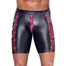 Чоловічі шорти Nek M (чорний з червоним)