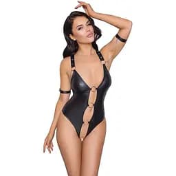 Боді Cottelli Collection Bondage Ouvert M чорний