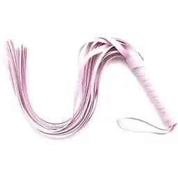 БДСМ-батіг (флогер) рожевого кольору довжина 55 см