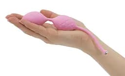 Розкішні вагінальні кульки Pillow Talk Frisky з кристалом, діаметр 3,2 см, вага 49-75 г, Pink - мініатюра 4