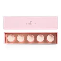 Набір масажних свічок 5 ароматів-афродизіаків Mini Massage Candles Collection, 5 х 35 г HighOnLove (Канада) HighOnLove HOL20153 102986 - мініатюра 3