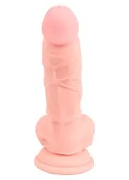 Фалоімітатор Medical Silicone Dildo 18 см тілесний - мініатюра 4