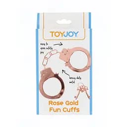 Наручники металеві Metal Handcuffs Rose Gold - мініатюра 2